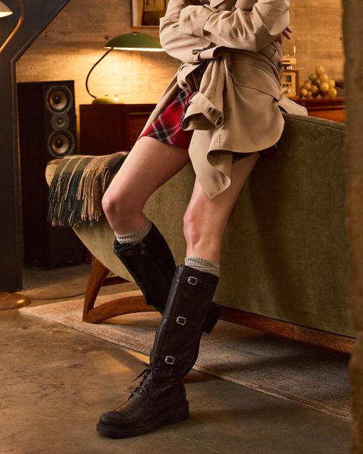 RIBBED LEG WARMERS GREY - Image 3