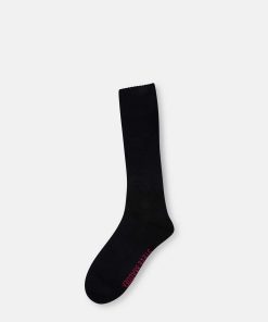 SLOUCHY RIBBED CREW SINGLE BLACK