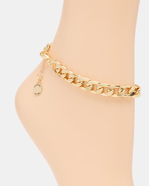 LINK CHAIN ANKLET GOLD - Image 3