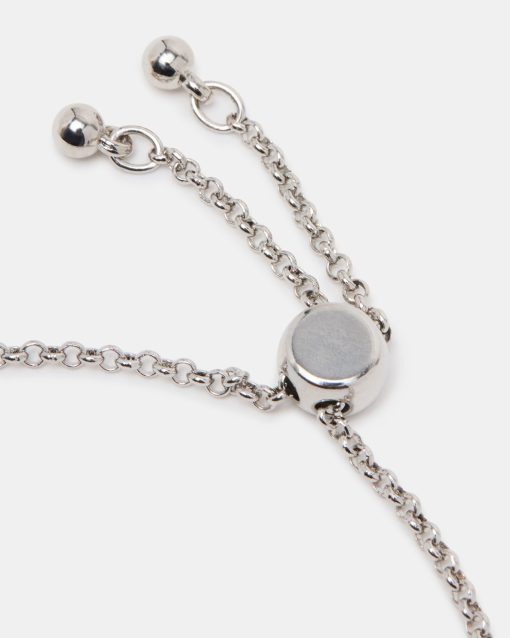 TWO-TONE FRIENDSHIP BRACELET SILVER MULTI - Image 3