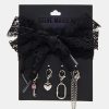 SHOE LACES AND CHARMS LACE BLACK