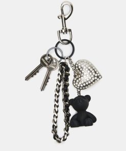 BEARY BAG CHARM BLACK