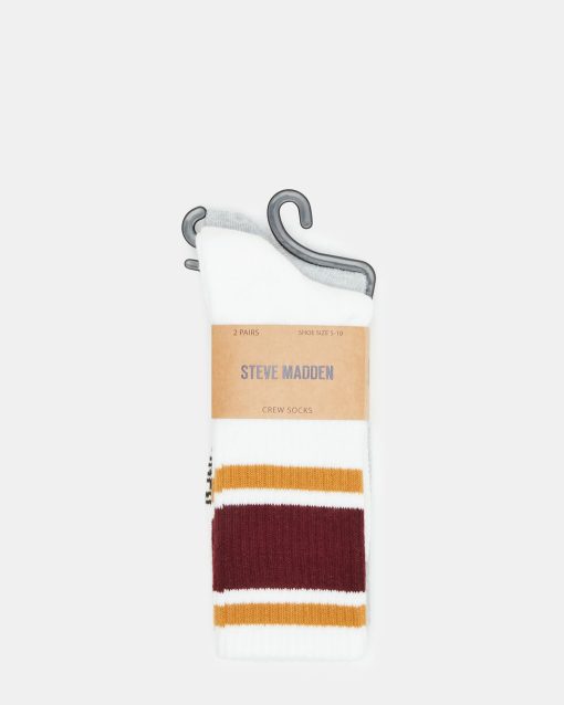 VARSITY CREW SOCKS BONE MULTI - Image 3
