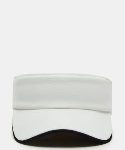 EMBROIDERED VISOR WHITE