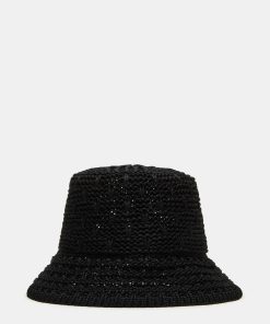 BREEZY STRAW HAT BLACK