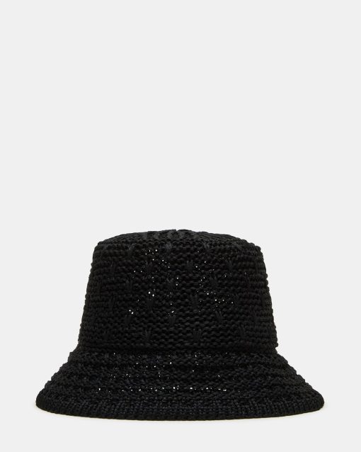BREEZY STRAW HAT BLACK