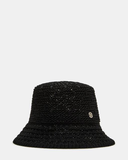 BREEZY STRAW HAT BLACK - Image 3