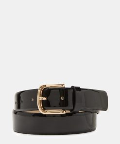 CLASSIC PATENT BELT BLACK
