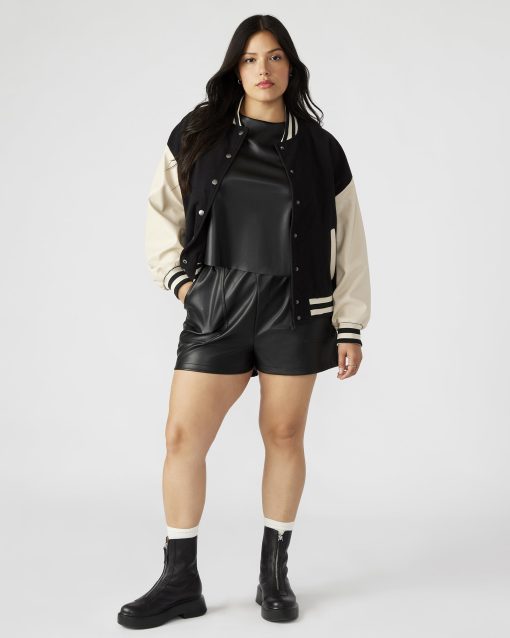 FAUX THE RECORD SHORT BLACK - Image 2