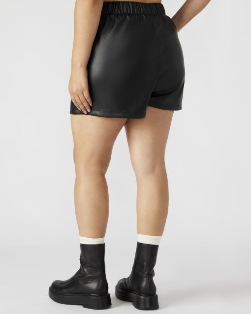 FAUX THE RECORD SHORT BLACK - Image 5