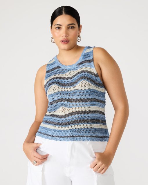 HANNAH TOP BLUE MULTI - Image 2
