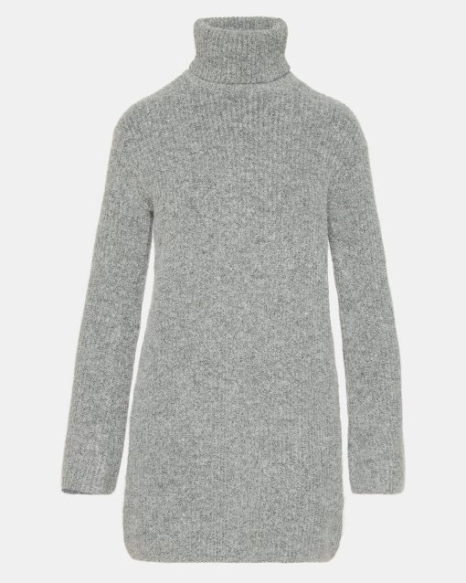 ABBIE SWEATER DRESS GREY - Image 5