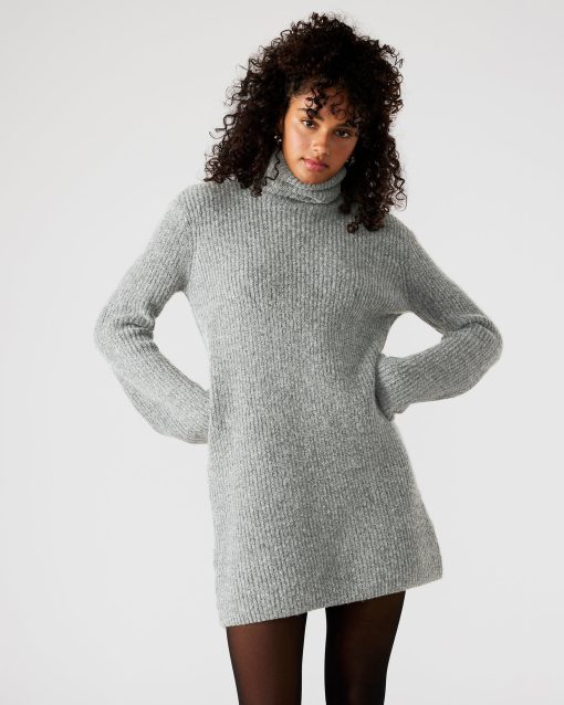 ABBIE SWEATER DRESS GREY - Image 2