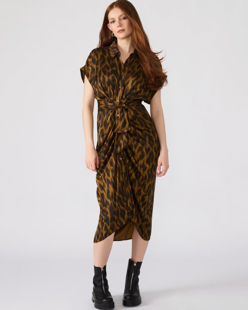 TORI DRESS LEOPARD