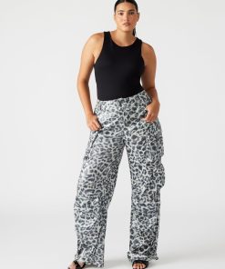 DUO SEQUIN PANT LEOPARD
