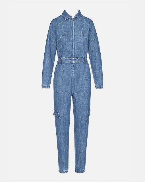 TRISTA DENIM JUMPSUIT - Image 5