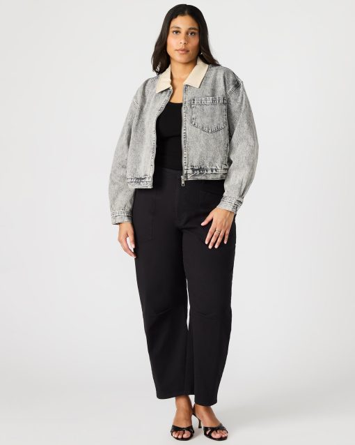 GLACIA DENIM JACKET LIGHT GREY - Image 5