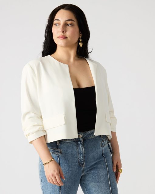 SERENEA BLAZER WHITE - Image 2