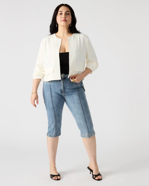 SERENEA BLAZER WHITE - Image 4