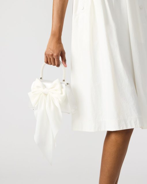 COSETTE BAG WHITE SATIN - Image 2