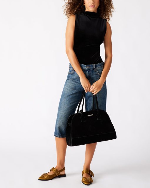 HEIDEE BAG BLACK SUEDE - Image 2