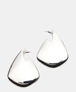 GEOMETRIC EARRINGS SILVER