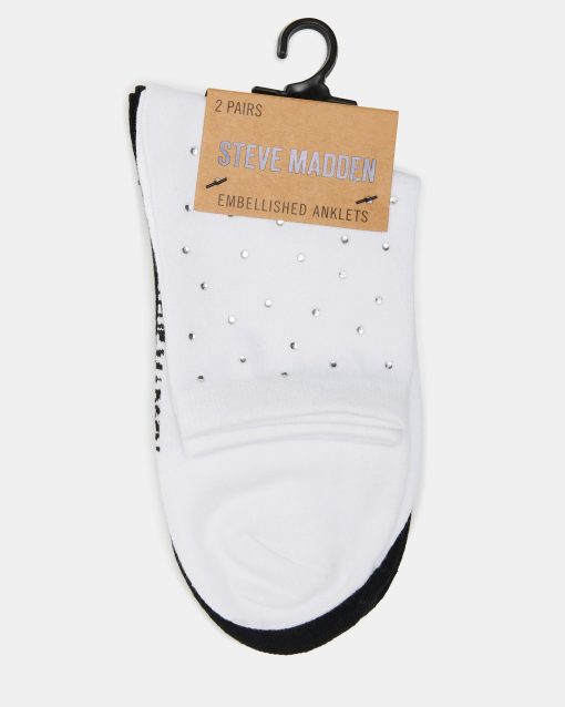 ICED SOCKS WHITE/BLACK - Image 3