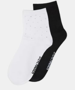 ICED SOCKS WHITE/BLACK