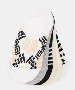 SLITHR SOCKS CREAM MULTI