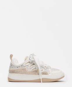 ROARING WHITE RHINESTONES