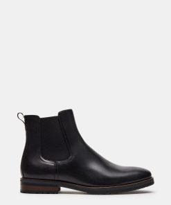 SYRE BLACK LEATHER