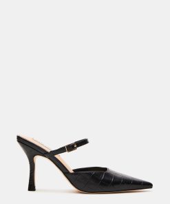 BRECKI BLACK CROCODILE