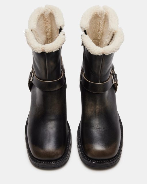 BRIXTON FUR BLACK DISTRESSED - Image 4