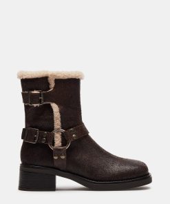 BRIXTON FUR BROWN DISTRESSED