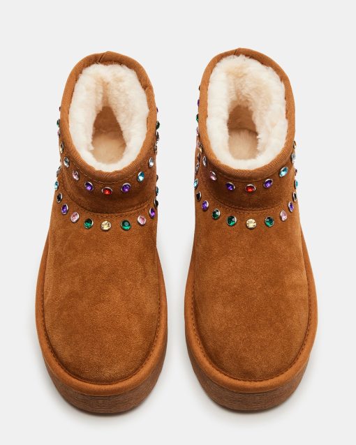 COMFY CHESTNUT SUEDE RHINESTONES - Image 5
