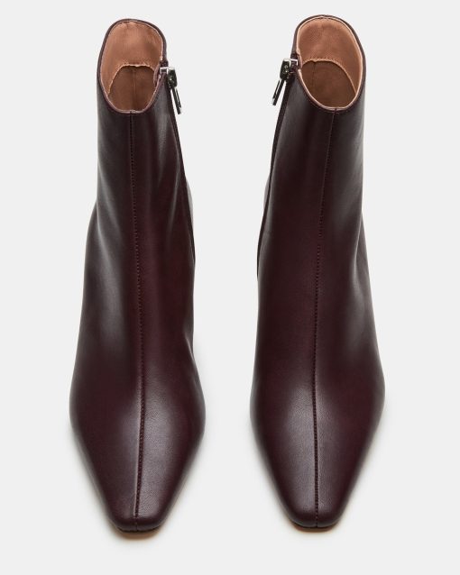 DELVIE BROWN/RED LEATHER - Image 5