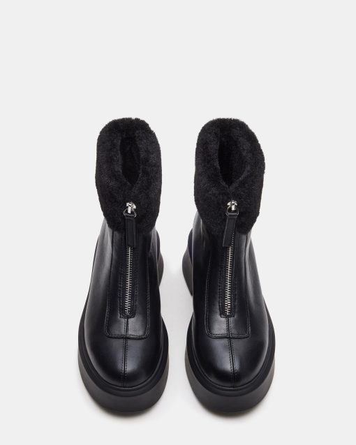 JONES FAUX FUR BLACK LEATHER - Image 5