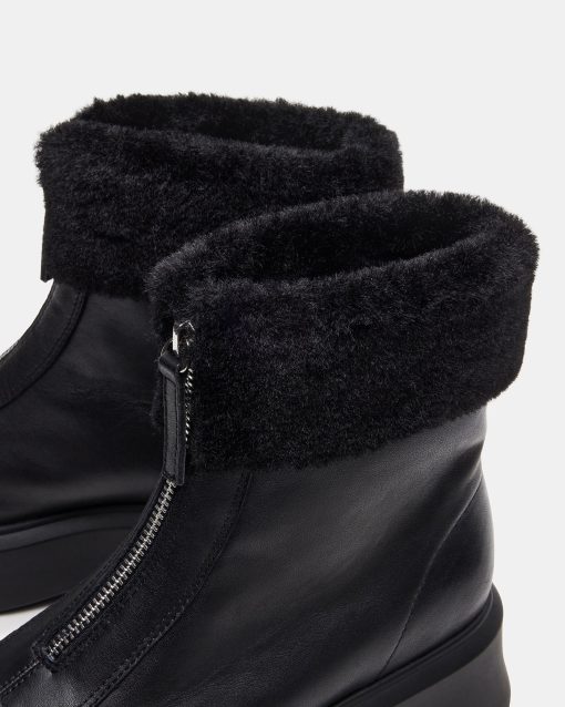 JONES FAUX FUR BLACK LEATHER - Image 4