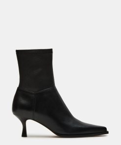 STASIA BLACK LEATHER