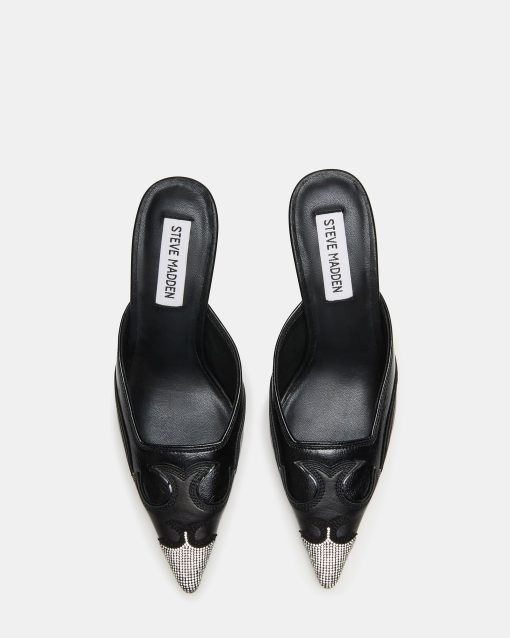 THORIN BLACK LEATHER RHINESTONES - Image 4