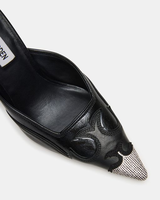 THORIN BLACK LEATHER RHINESTONES - Image 3